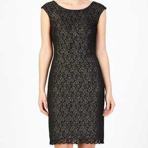 Women's - Trina Turk Black Sleeveless Sheath Dress, Size 8